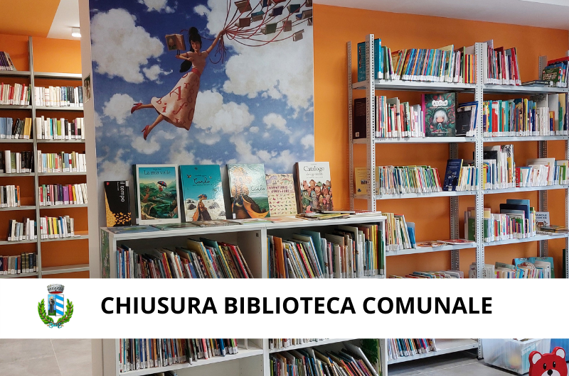 Avviso chiusura biblioteca